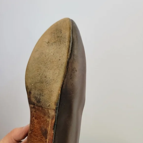 Givenchy Dark Brown Leather Loafers - Picture 6 of 10